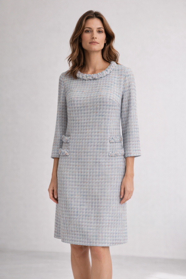 Tvido suknelė iki kelių